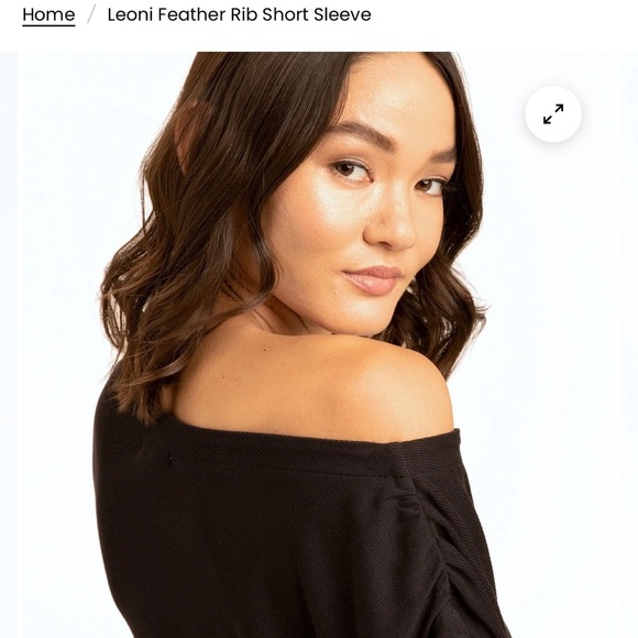 Threads 4 Thought Black Off-Shoulder Tee - Picture 4 of 8